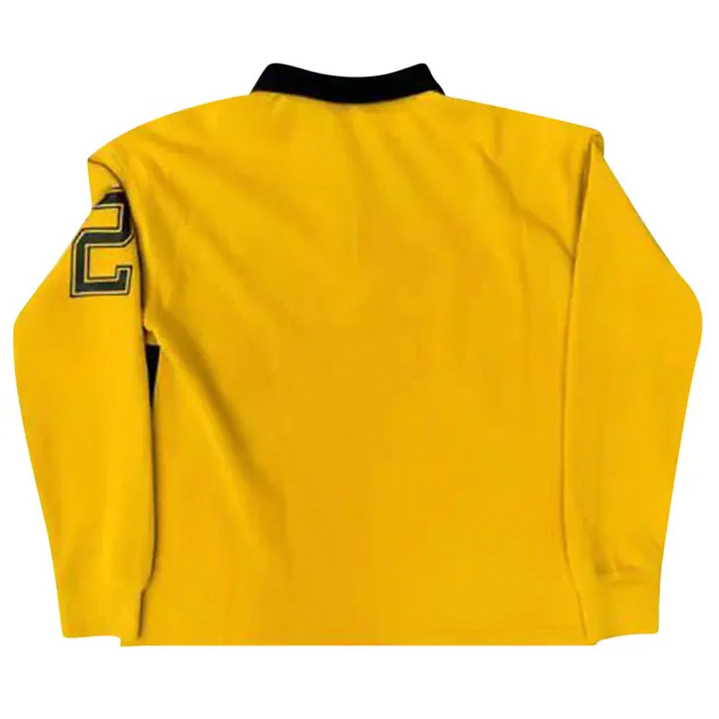 Vale Forever Derby Rugby Bruce Lee Long-Sleeve Polo Black/Yellow