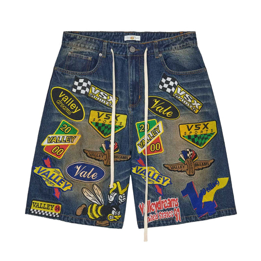 Vale Forever Passport Jorts Blue