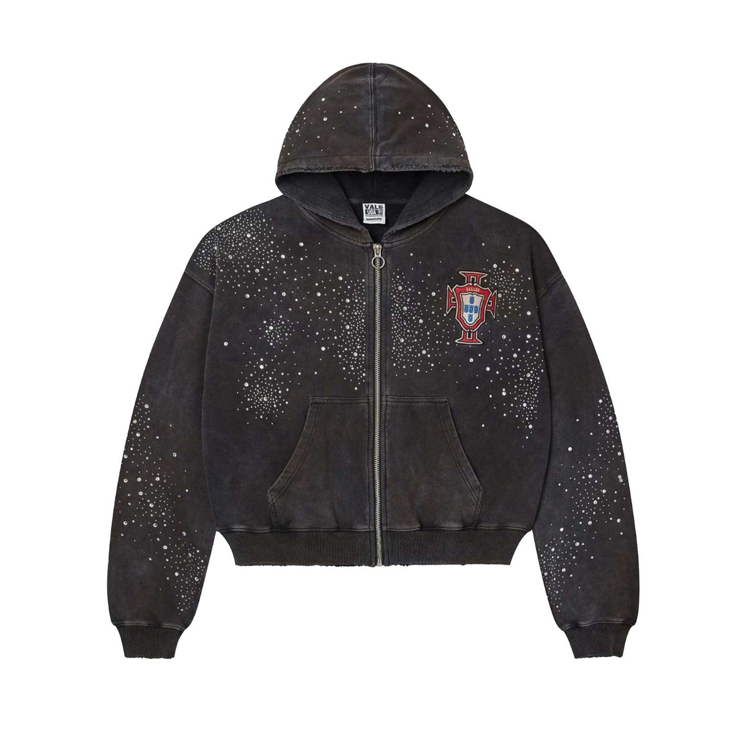 Vale Forever Pluto Cluster Zip Up Hoodie Black [USED] - M (Used)