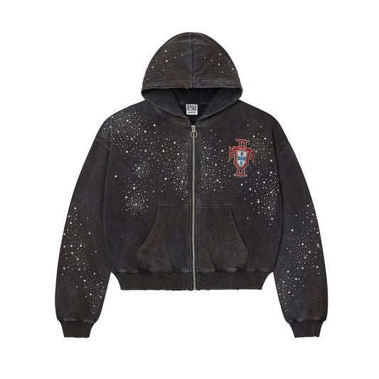 Vale Forever Pluto Cluster Zip Up Hoodie Black