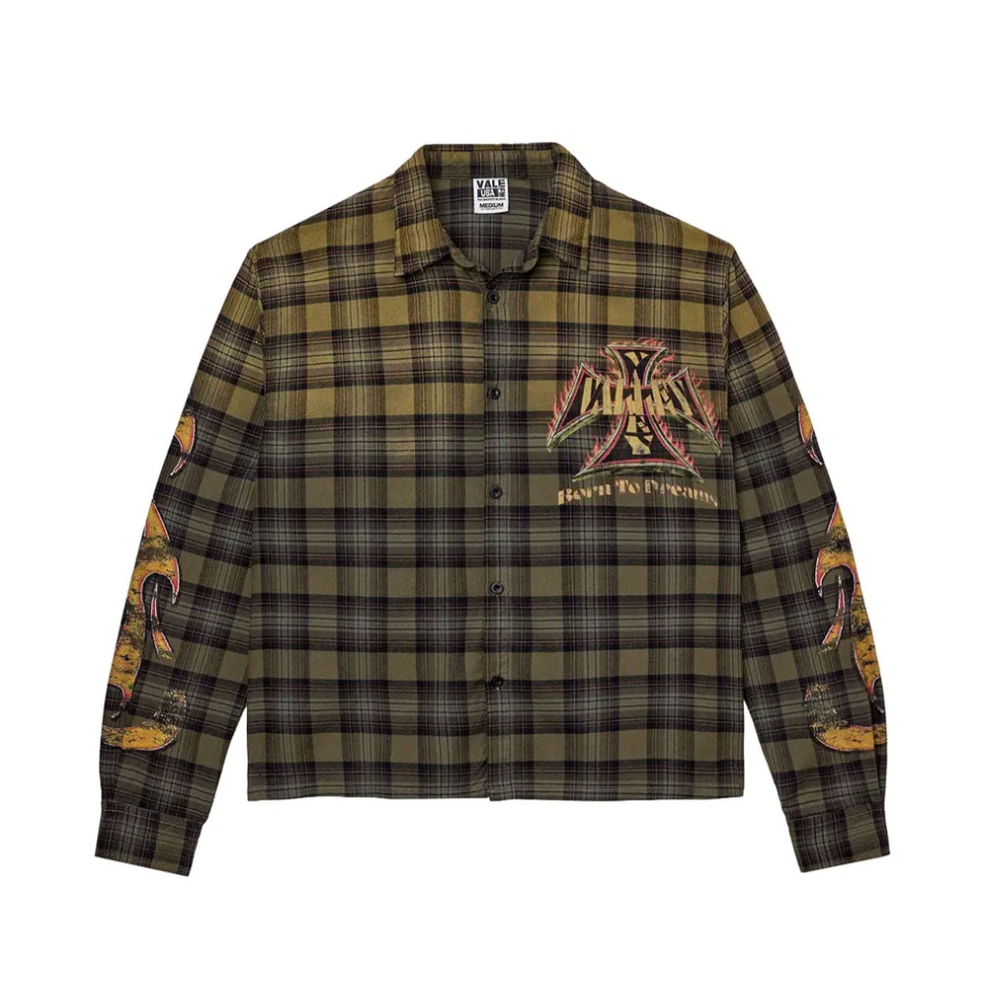Vale Forever Reborn Flannel Green