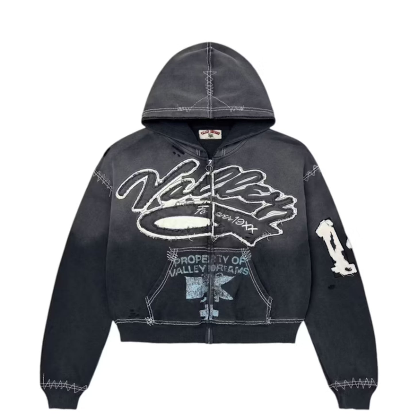 Vale Forever Religion Zip Up Top Black [USED] - M (Used)