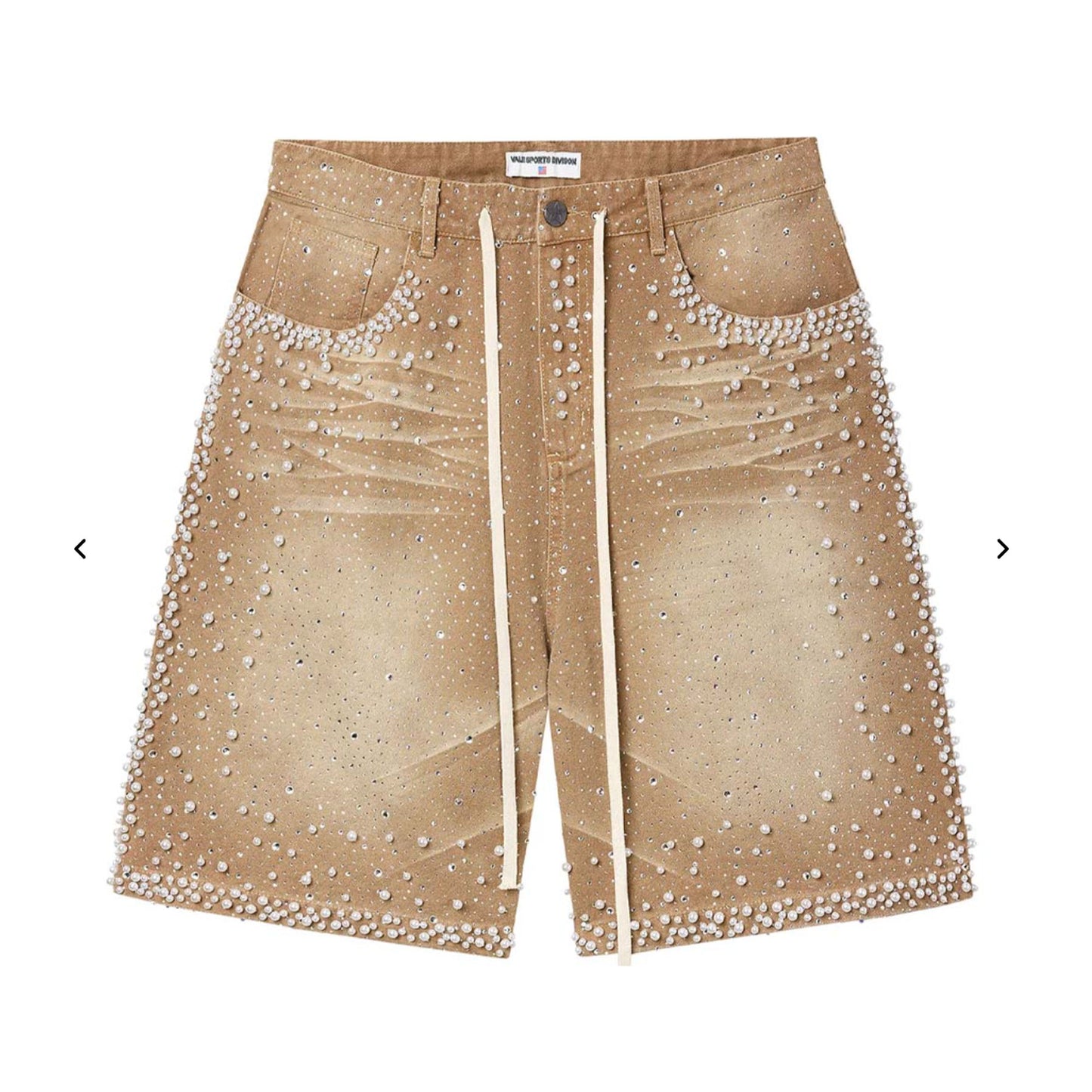 Vale Forever Sand Storm Jorts Tan