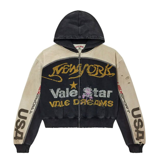 Vale Forever Vale Star Zip Up Dest/Black/Tan