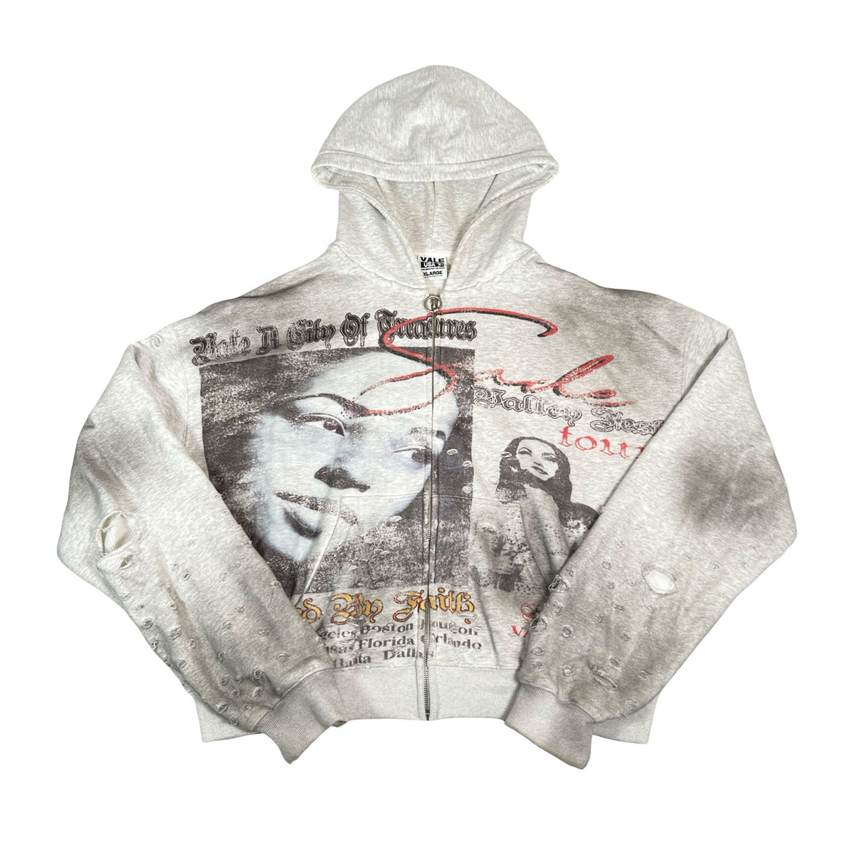 Vale Forever Valley Fest Zip Up Hoodie Grey [USED] - XL (Used)