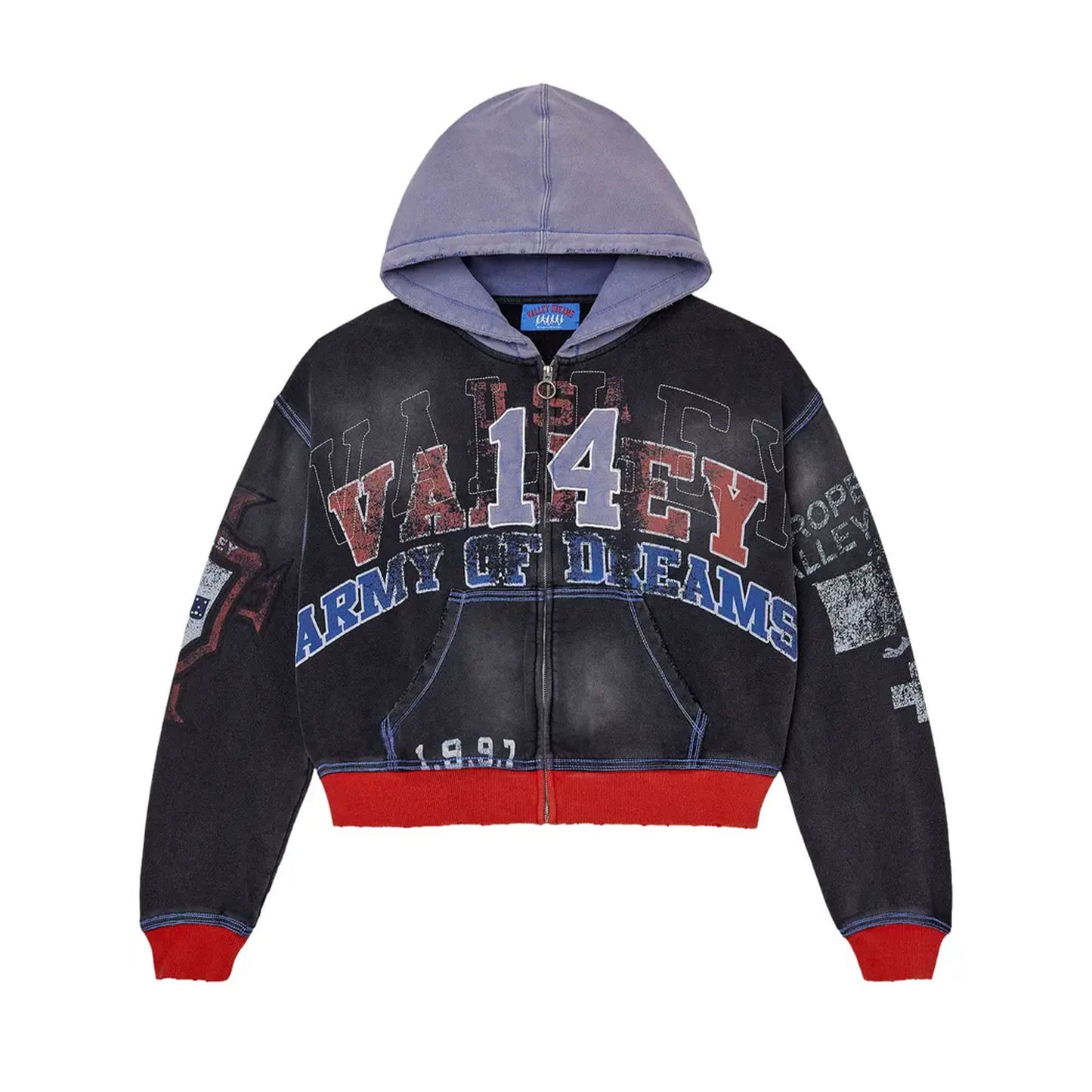 Vale Forever Big 14 Zip Up Hoodie Multicolor