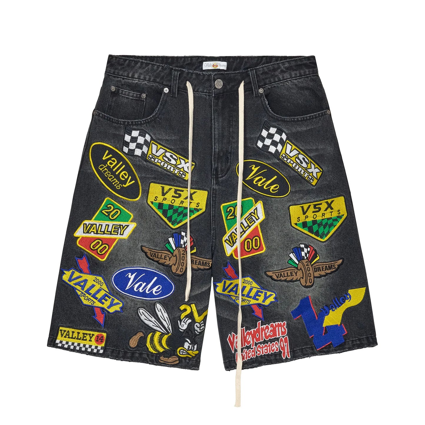 Vale Forever Passport Jorts Black