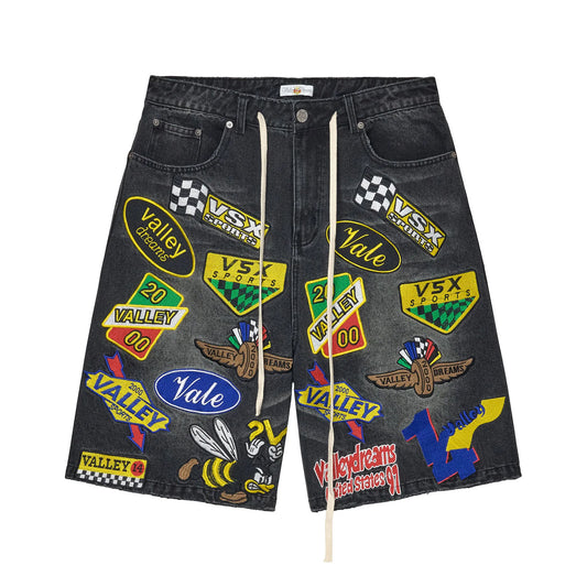 Vale Forever Passport Jorts Black