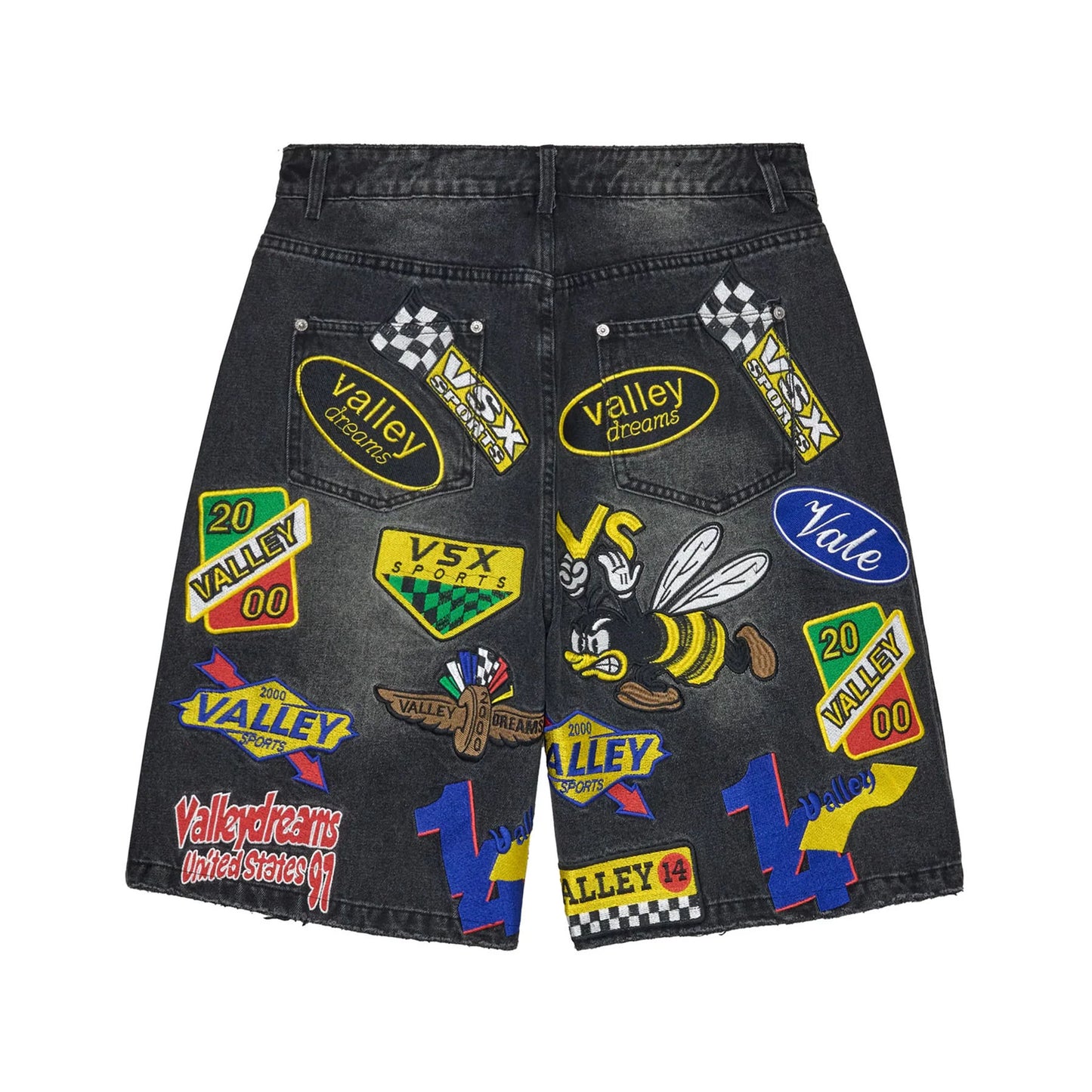 Vale Forever Passport Jorts Black