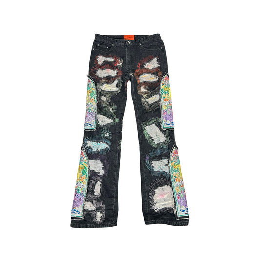 Who Decides War Fusion Denim 'Coal/Multicolor' [USED] - 32 (Used)