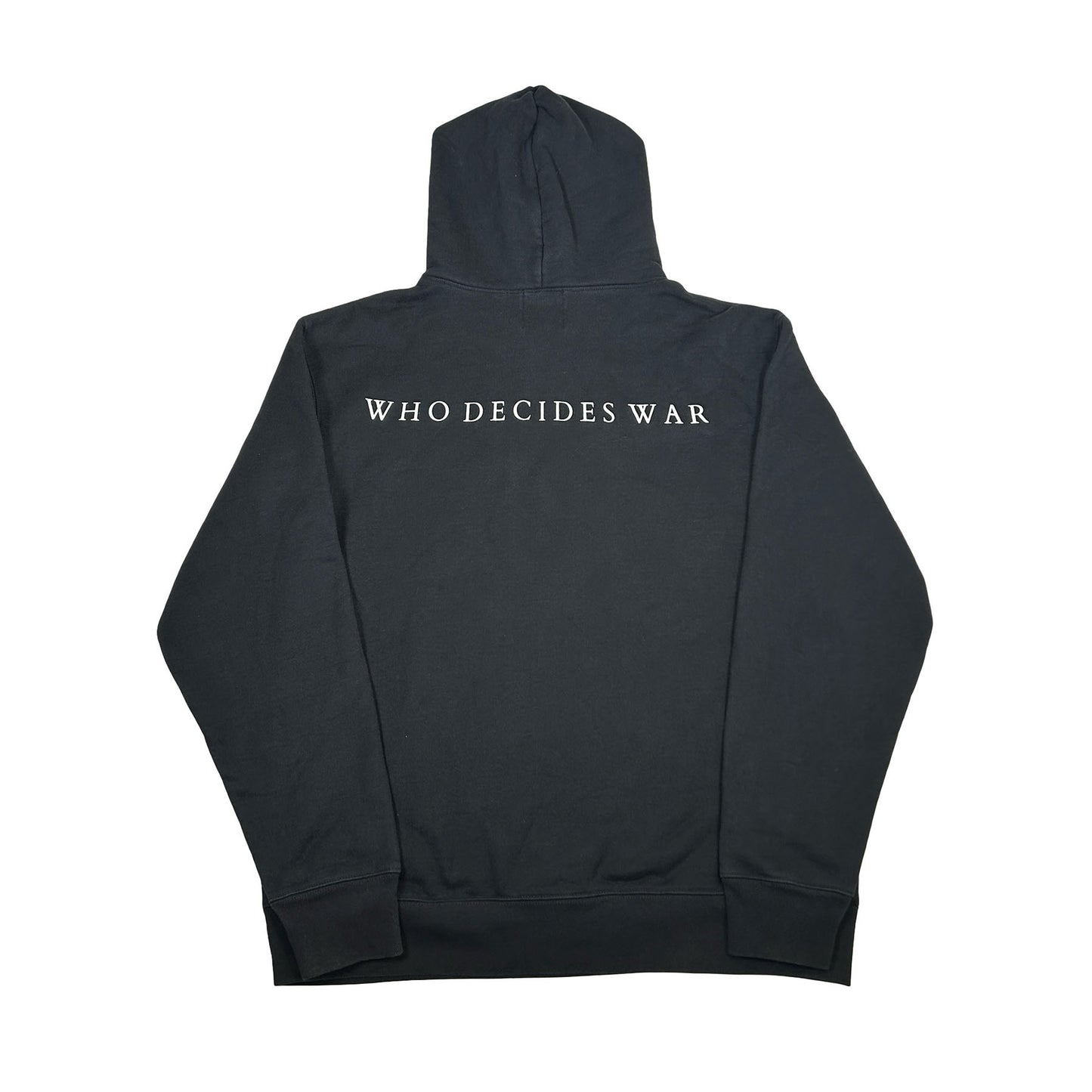 Who Decides War Stained Glass Hoodie Black [USED] - M (Used)