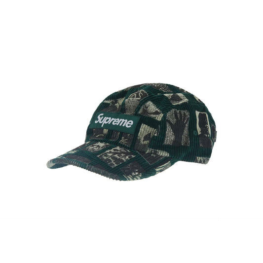 Supreme Weirdo Dave Corduroy Camp Cap Green