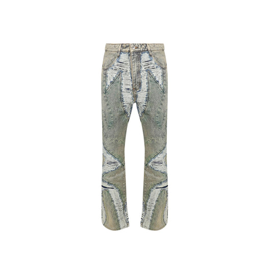 Who Decides War Wave Distressed Jeans Denim