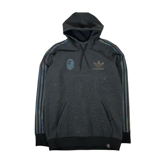 BAPE x Adidas Tech Hoodie Black [USED] - S (Used)