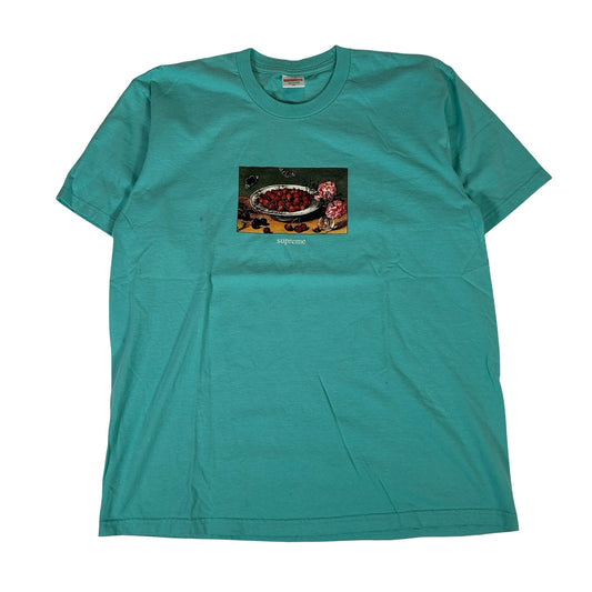 Supreme Strawberries Tee Teal [USED] - M (Used)