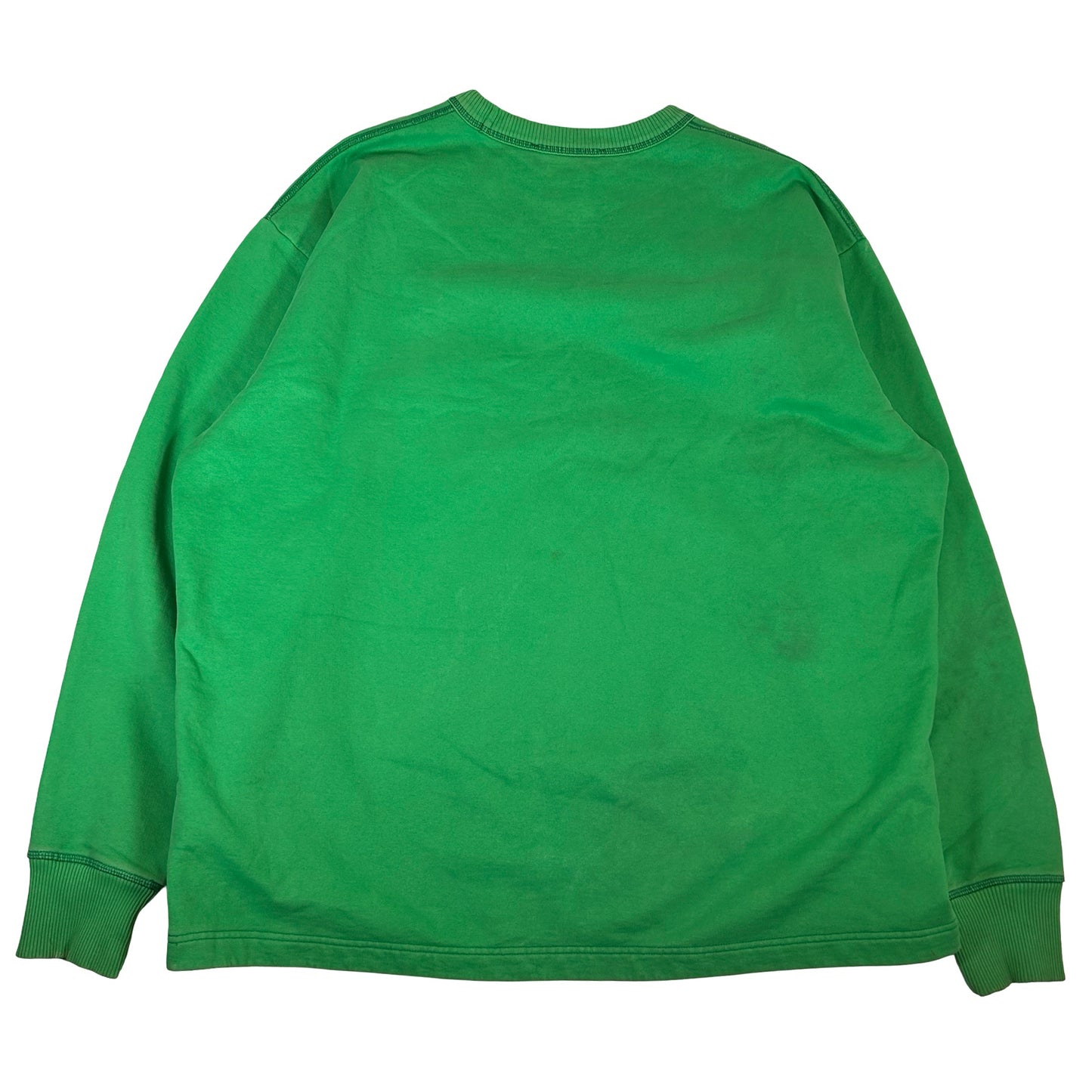 Acne Studios Logo Print Sweatshirt Bright Green [USED] - L (Used)