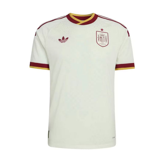 adidas Spain 26 Away Authentic Jersey Off White