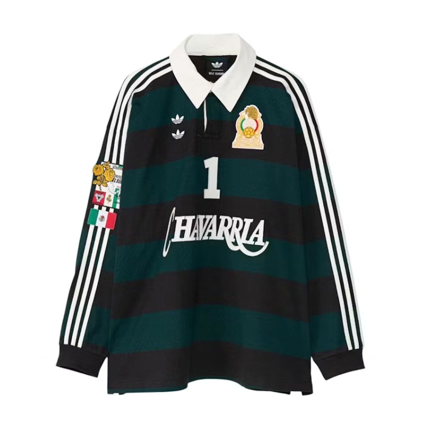 Adidas x Willy Chavarria WC Portero Rugby Longsleeve Black