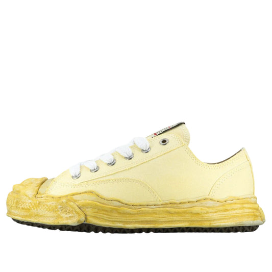A12FW724 WHITE Maison Mihara Yasuhiro Hank OG Sole Canvas Low Aged White