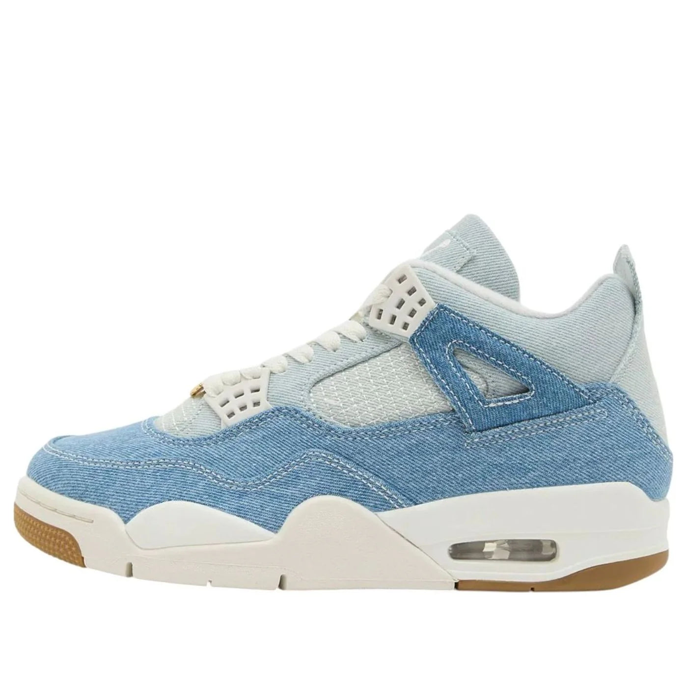 IB6716 100 Air Jordan 4 Retro TEX Denim Worn Blue (Women's)
