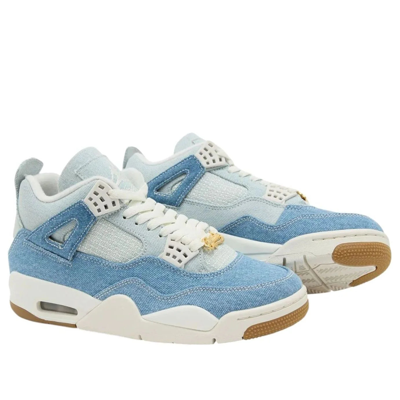 IB6716 100 Air Jordan 4 Retro TEX Denim Worn Blue (Women's)