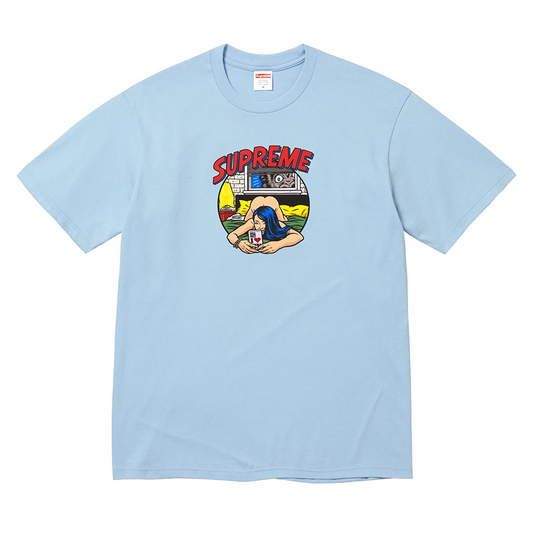 Supreme Bedroom Tee (SS25) Powder Blue