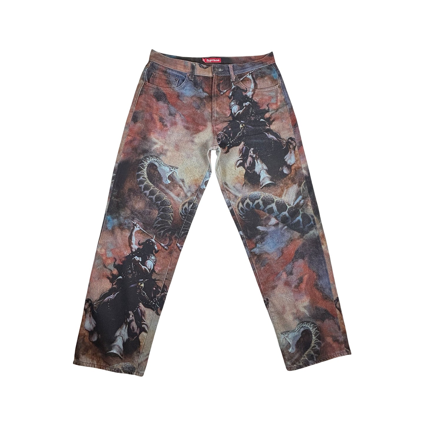 Supreme Frazetta Loose Fit Jean Multicolor [USED] - 32 (Used2)
