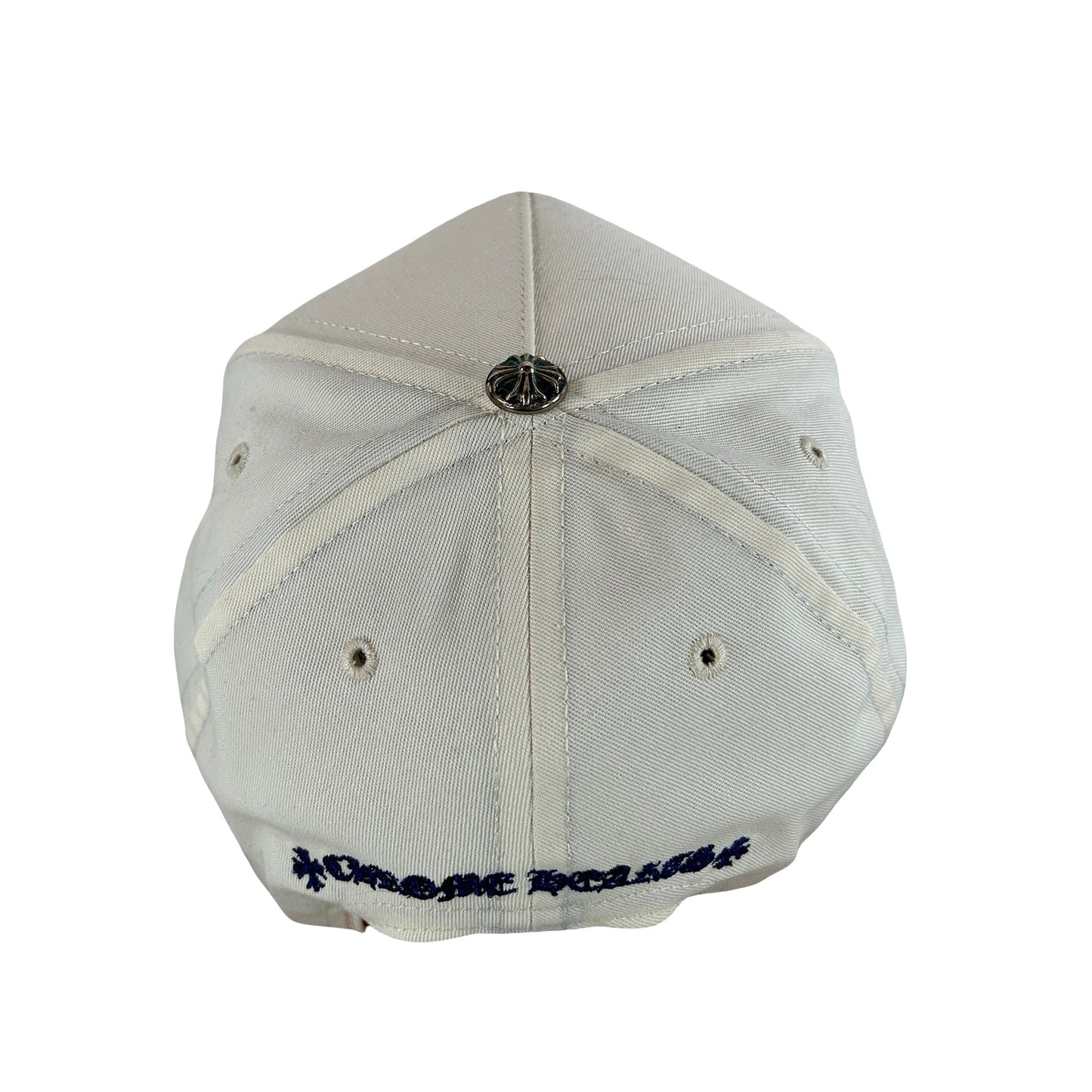 Chrome Hearts CH Baseball Hat White Red Navy [USED]