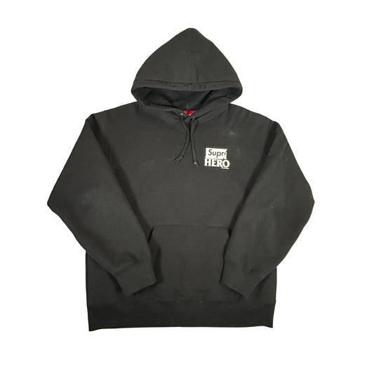 Supreme ANTIHERO Hooded Sweatshirt Black (SS22) [USED] - M (Used)