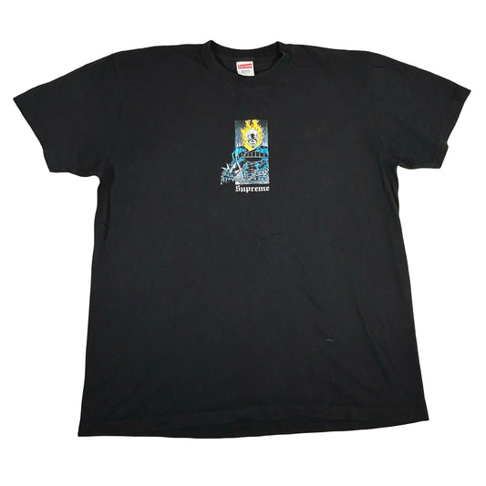 Supreme Ghost Rider Tee Black [USED] - L (Used)