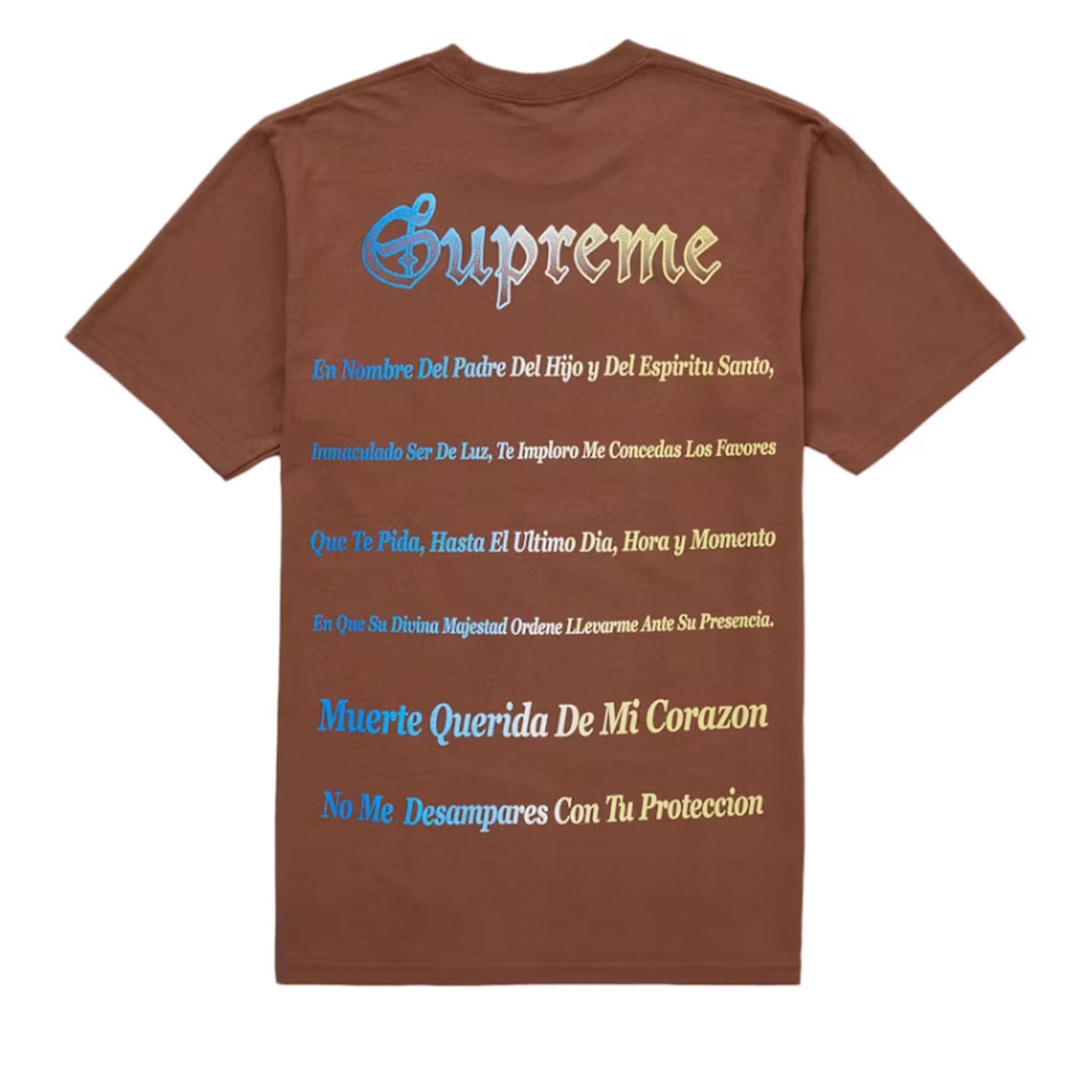 Supreme Grim Reaper Tee Brown