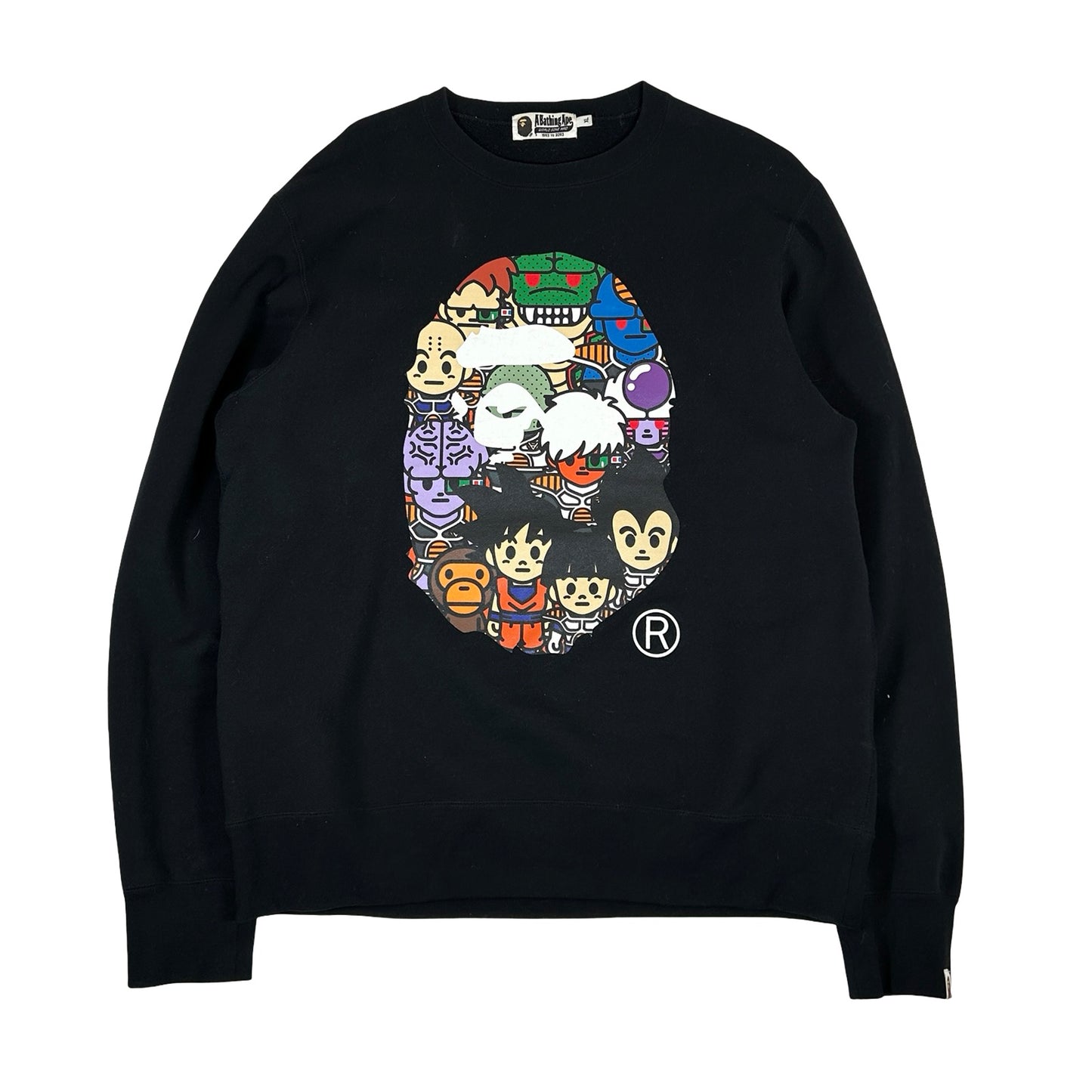 BAPE x Dragon Ball Z Crewneck Black [USED] - XL [USED]