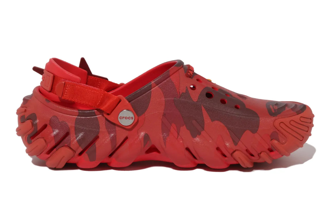 213140 8C1 Crocs Echo RO Clog Bape Flame Camo