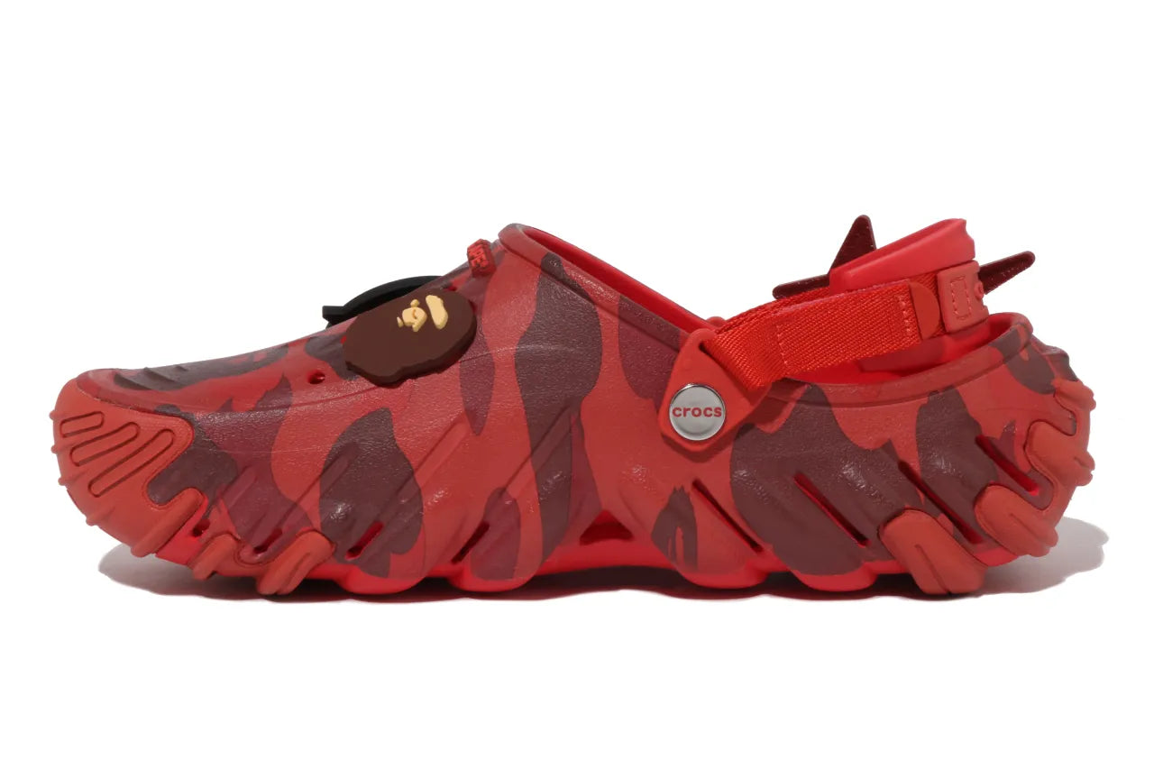 213140 8C1 Crocs Echo RO Clog Bape Flame Camo