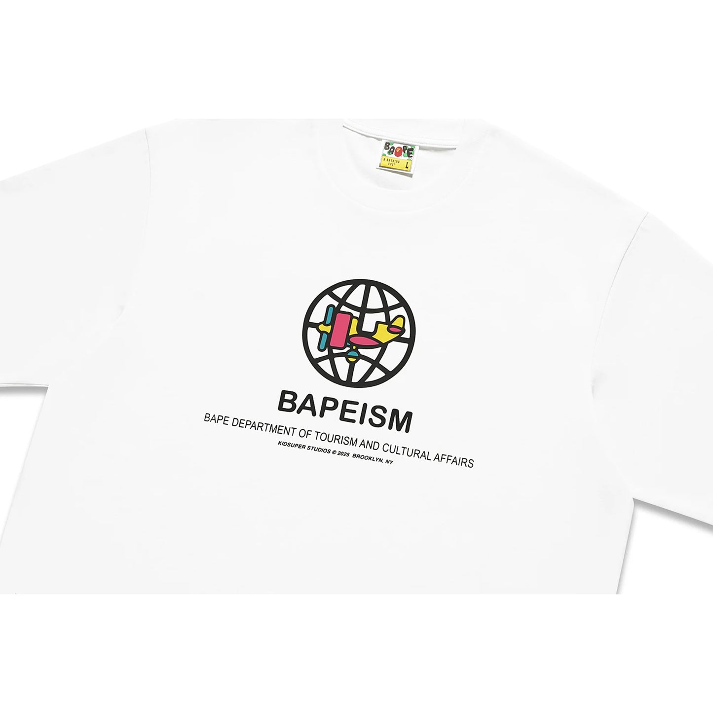 Bape x KidSuper Bapeism Logo Tee White - XL