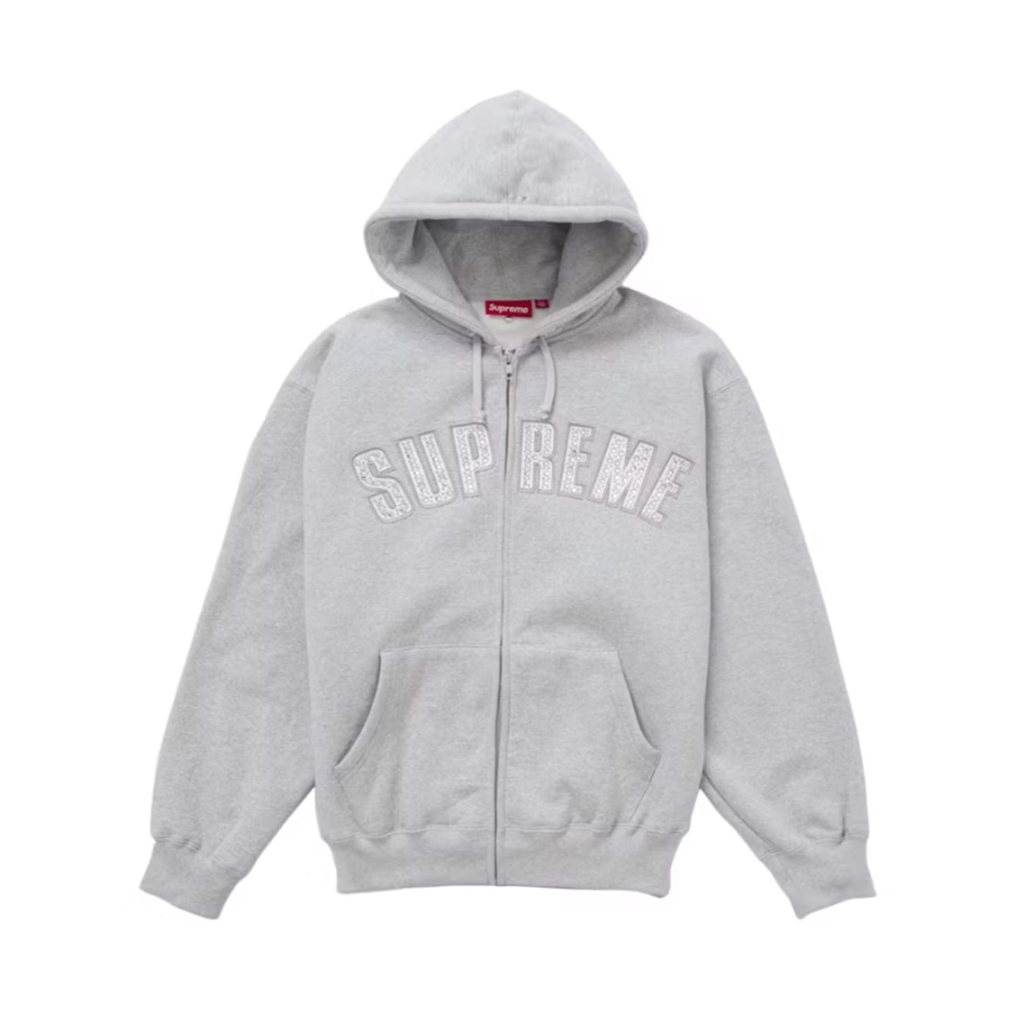 Supreme b.b. Simon Zip Up Hooded Sweatshirt Heather Grey