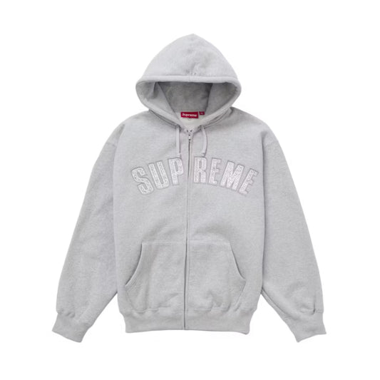 Supreme b.b. Simon Zip Up Hooded Sweatshirt Heather Grey