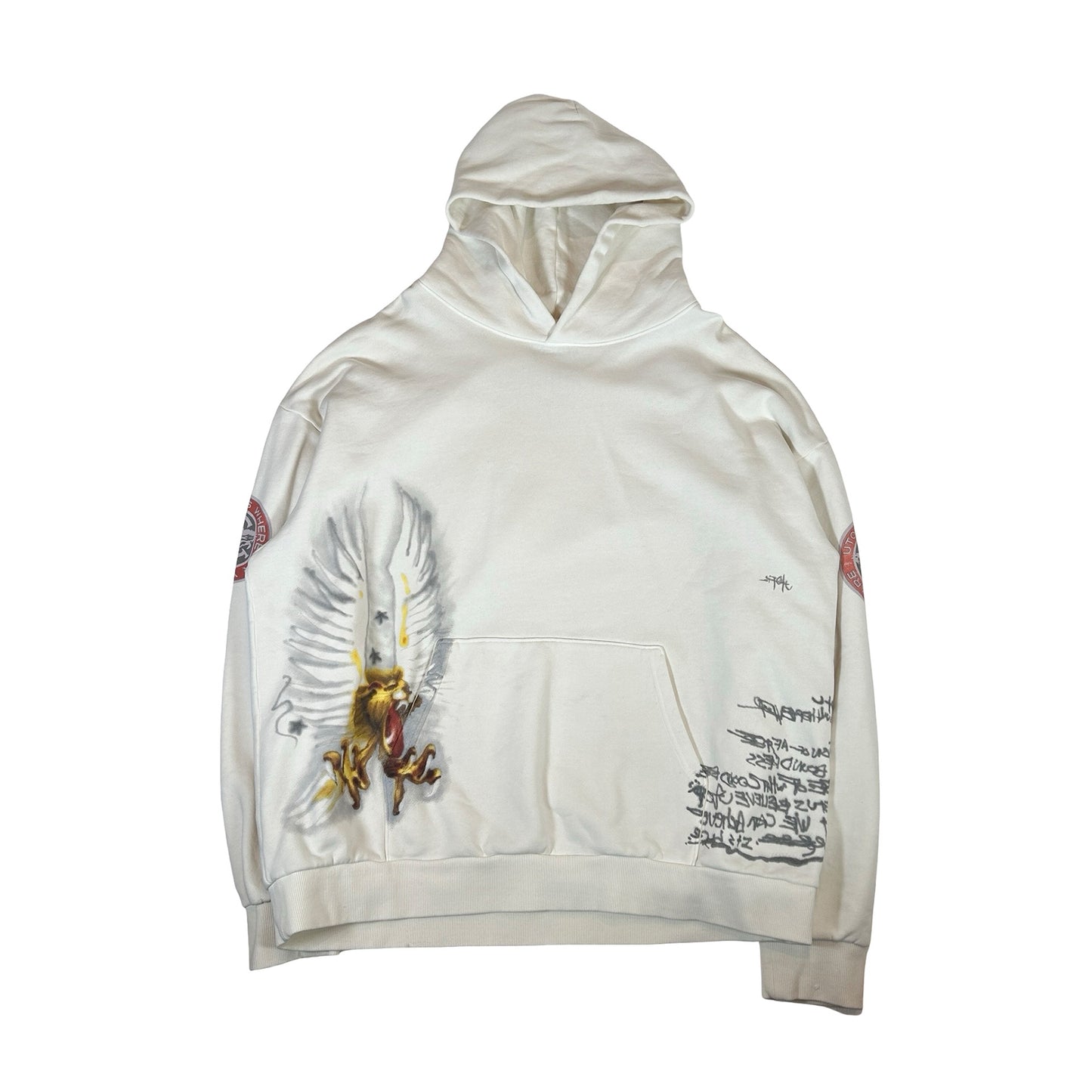 Cactus Jack by Travis Scott Circus Maximus Europe Tour 2024 Hoodie White [USED] - XXL (Used)