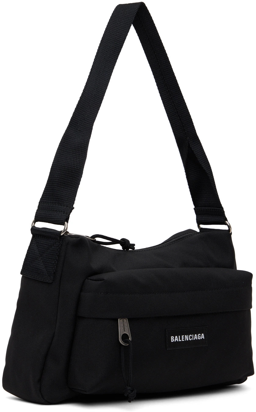 Balenciaga Black Explorer Sling Pouch [USED]
