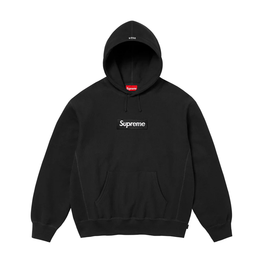 Supreme Box Logo Hooded Sweatshirt FW24 Black