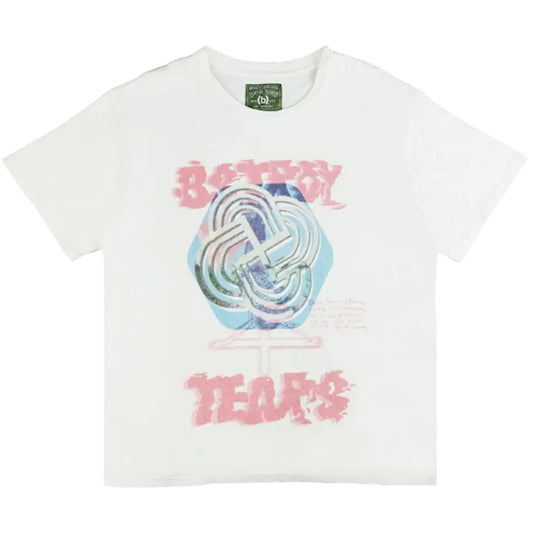 Denim Tears × Bstroy White Logo T-Shirt [USED] - XXL (Used)