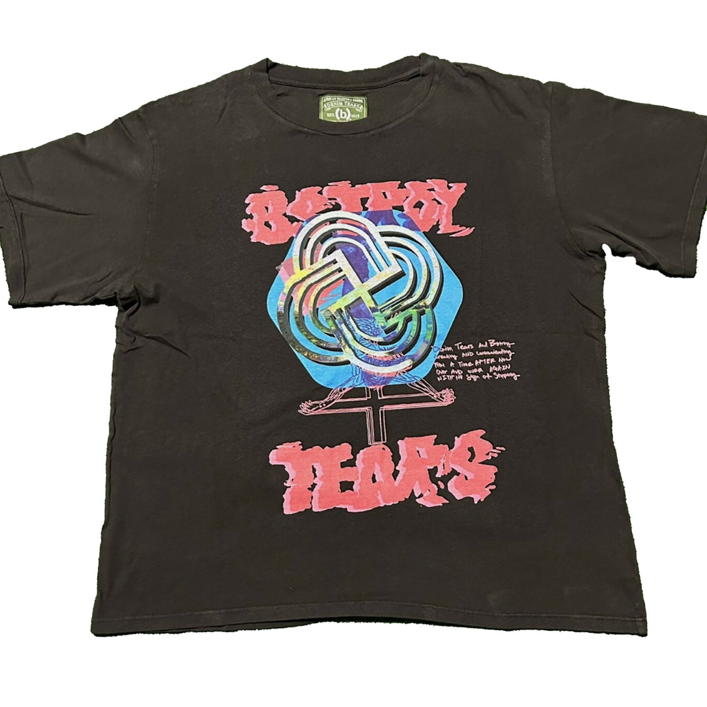 Denim Tears × Bstroy Black Logo T-Shirt [USED] - XXL (Used)