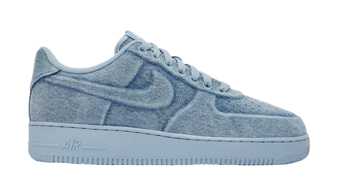 IQ9773 400 Nike Air Force 1 Low Ja Morant Denim Light Armory Blue
