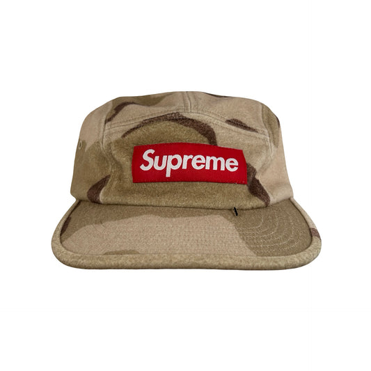Supreme Wool Camp Cap (FW20) Desert Camo [USED] - OS (Used)