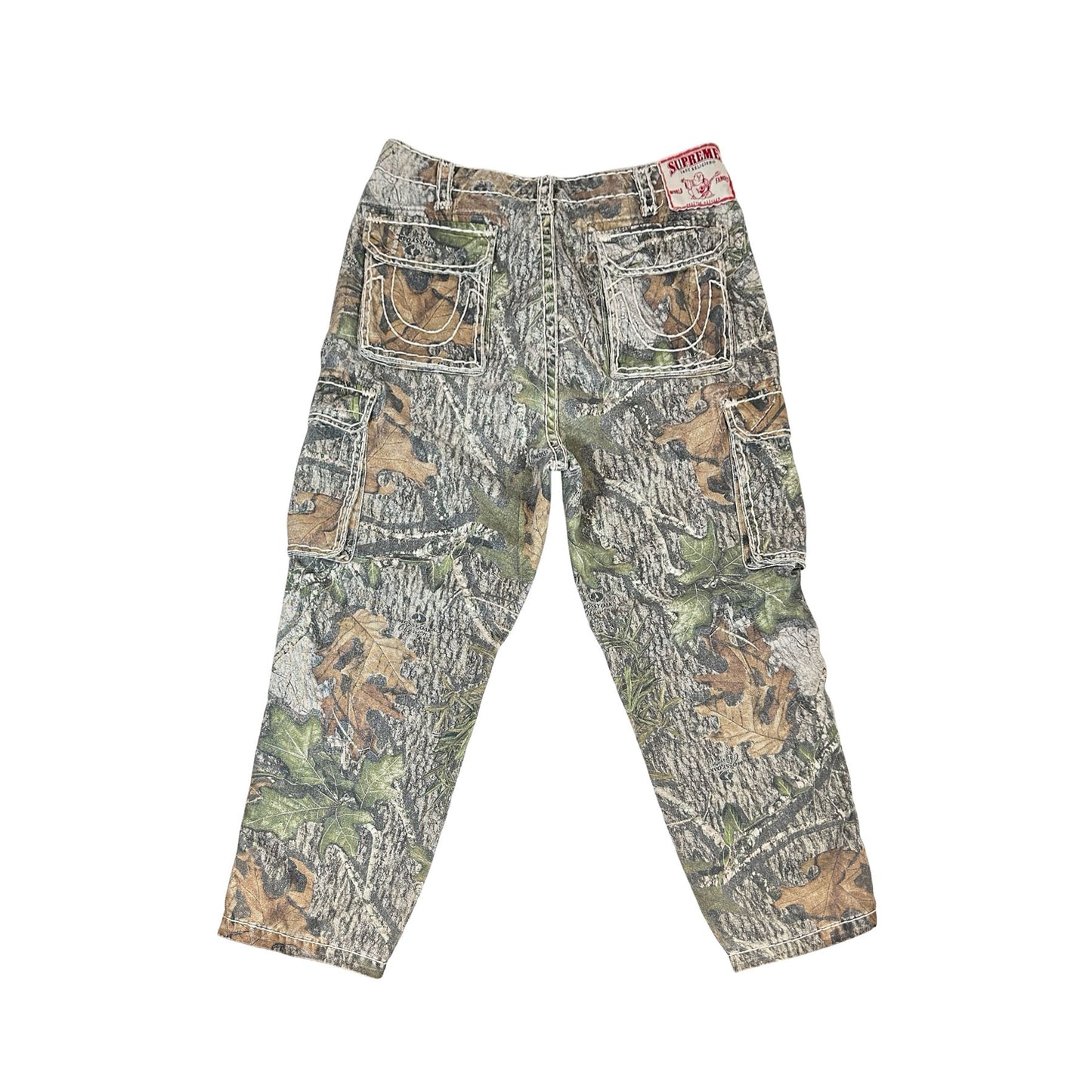 Supreme True Religion Denim Cargo Pant Mossy Oak Camo [USED] - 34 (Used)