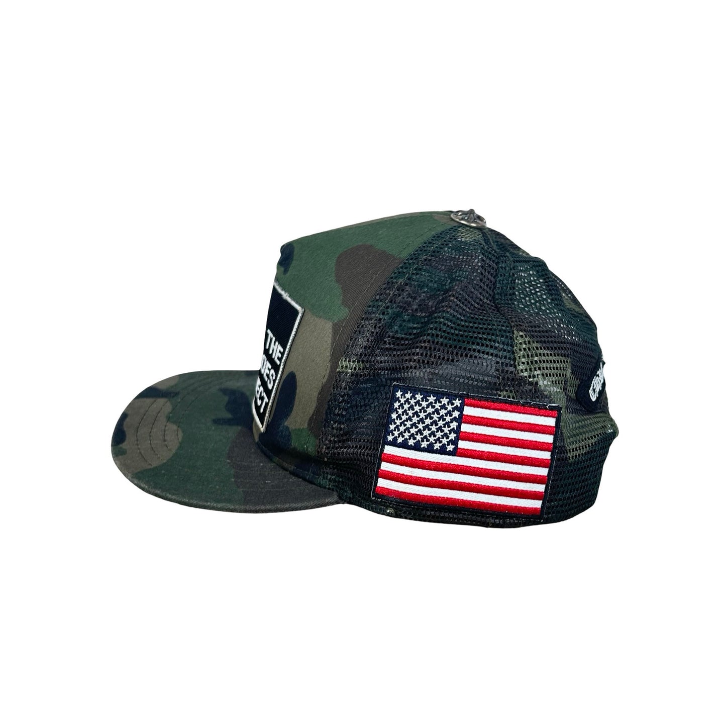 Chrome Hearts The Heroes Project Trucker Hat Camo [USED2]