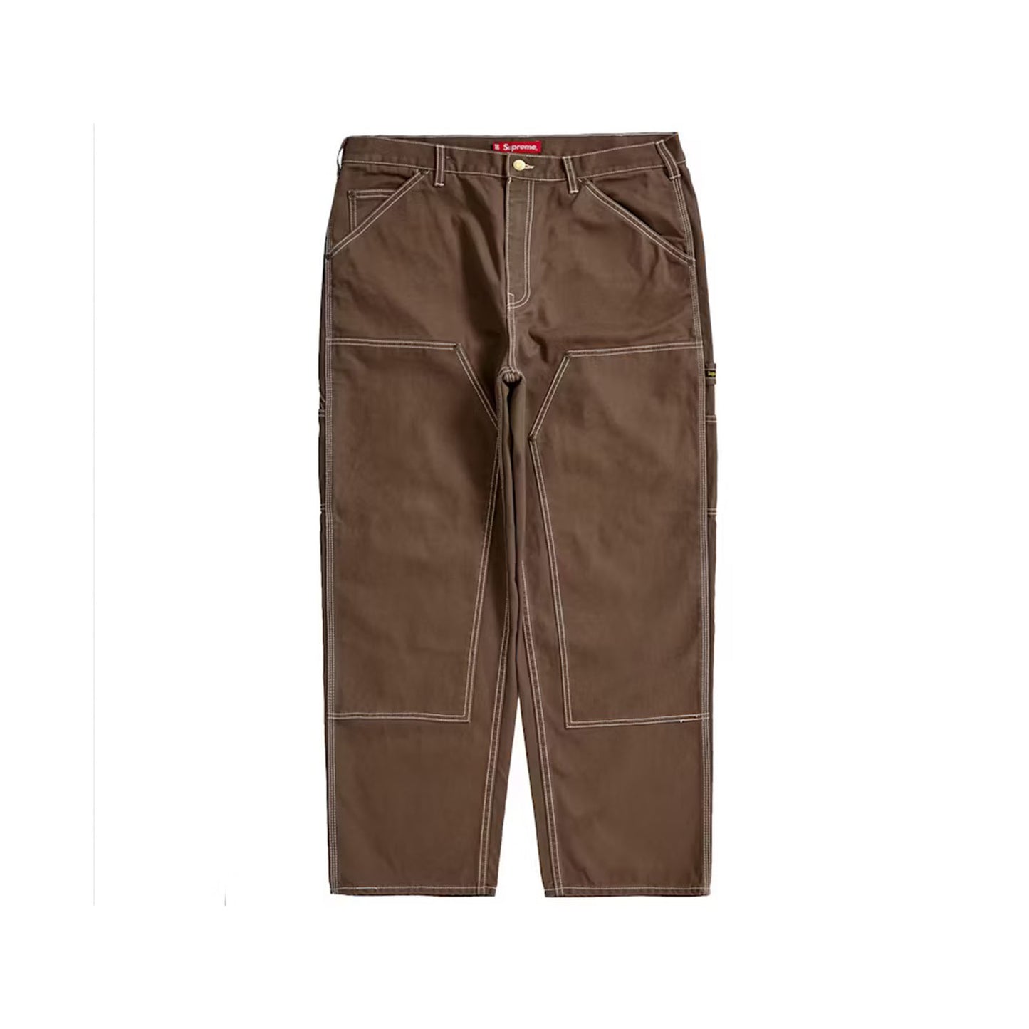 Supreme Double Knee Canvas Painter Pant Brown [USED] - 32 (Used)
