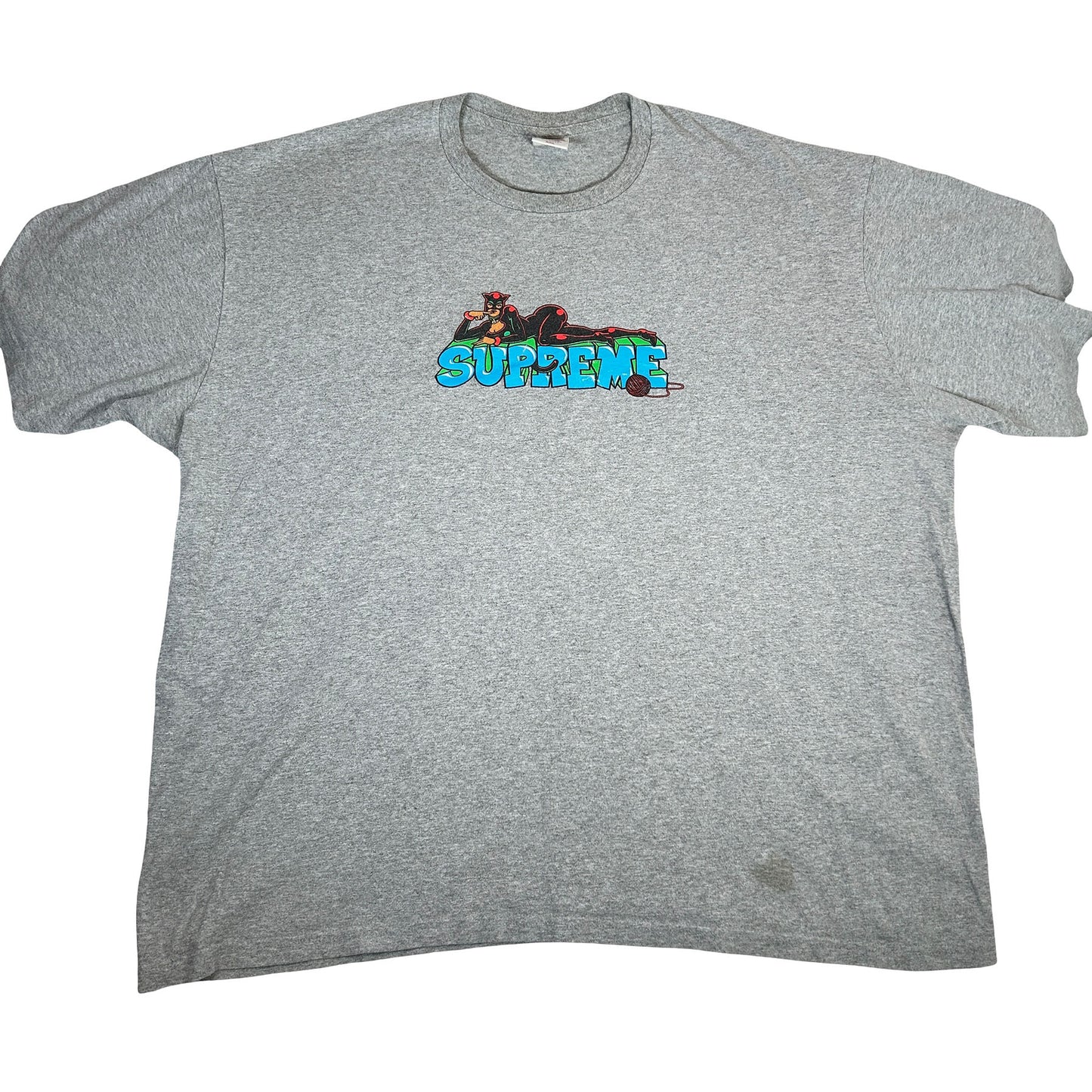 Supreme Catwoman Tee Heather Grey [USED] - XXL (Used)