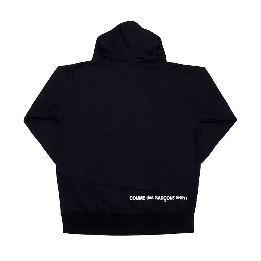 Supreme Comme des Garcons SHIRT Split Box Logo Hooded Sweatshirt Black [USED] - L (Used)