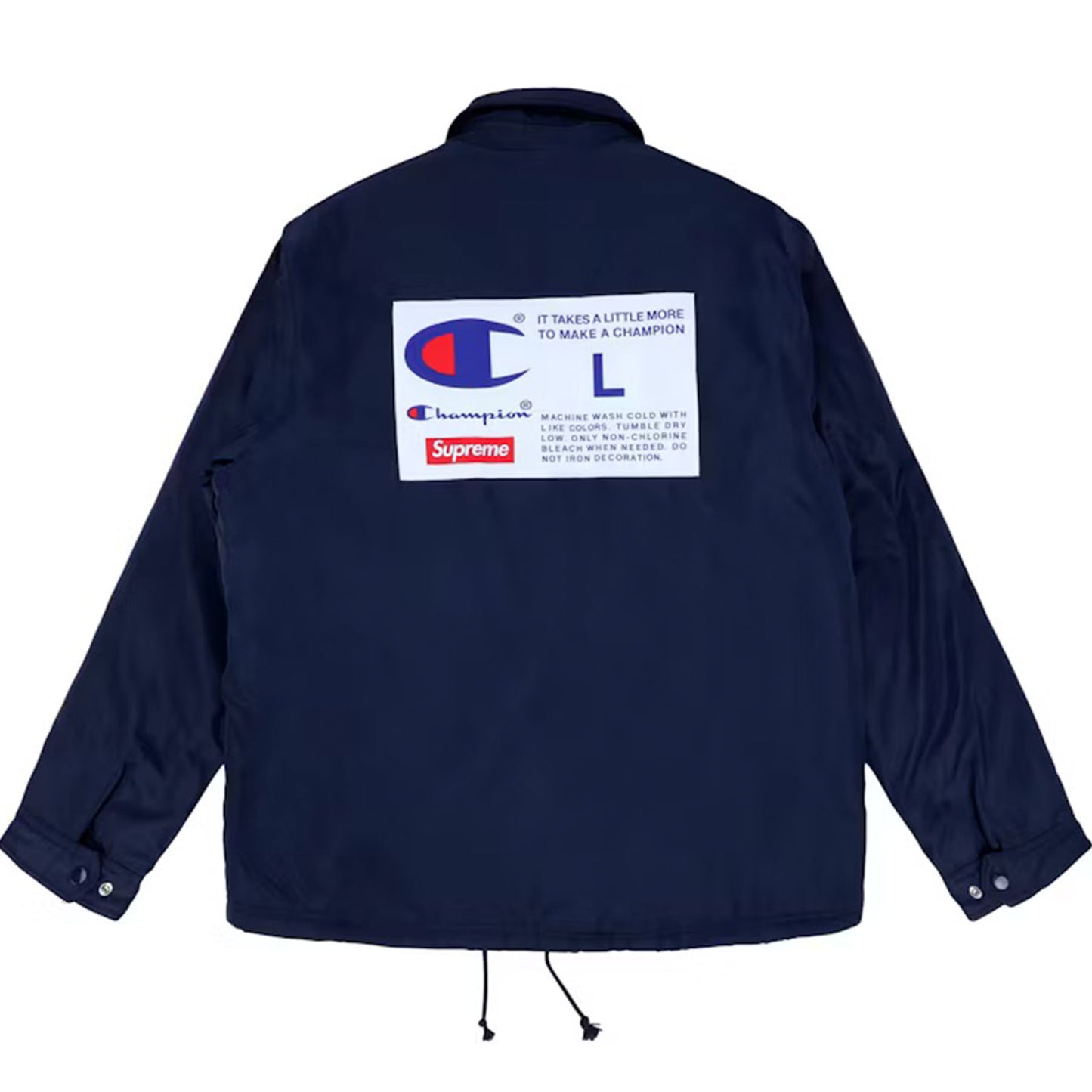 Supreme Champion Label Coaches Jacket Navy [USED] - L (Used)